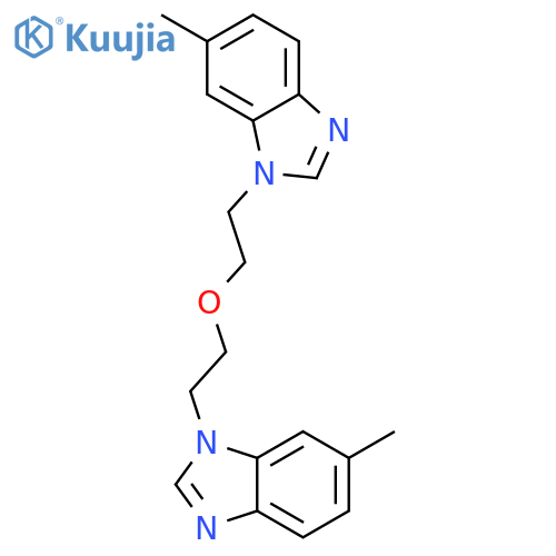 1H-Benzimidazole, 1,1'-(oxydi-2,1-ethanediyl)bis[6-methyl- structure