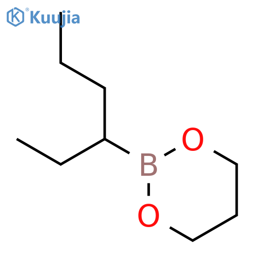 1,3,2-DIOXABORINANE, 2-(1-ETHYLBUTYL)- structure