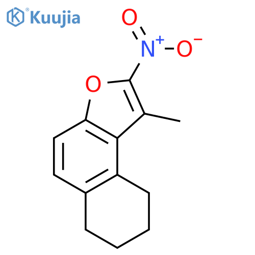 1-methyl-2-nitro-6,7,8,9-tetrahydronaphtho[2,1-b]furan structure