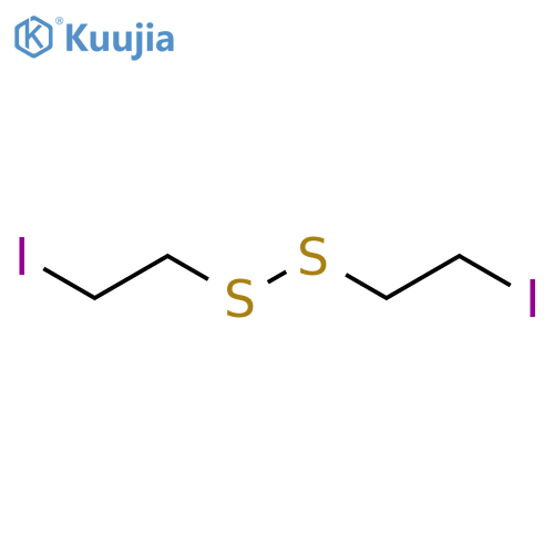 1-iodo-2-(2-iodoethyl)disulfanylethane structure