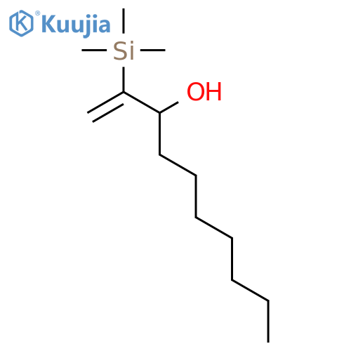 1-DECEN-3-OL, 2-(TRIMETHYLSILYL)- structure