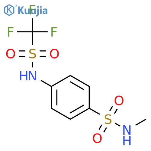 Benzenesulfonamide, N-methyl-4-[[(trifluoromethyl)sulfonyl]amino]- structure