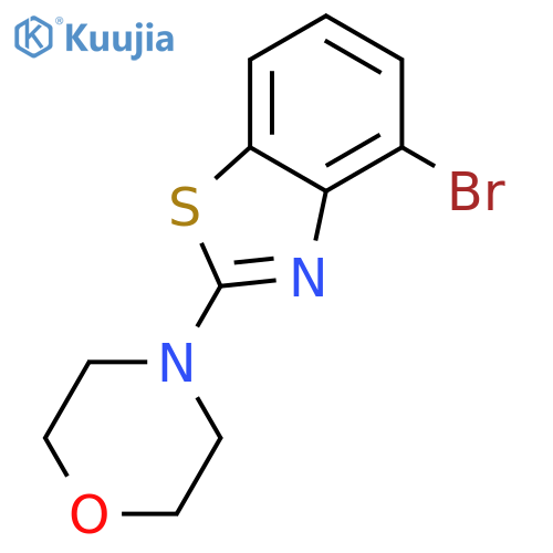 4-bromo-2-(morpholin-4-yl)-1,3-benzothiazole structure
