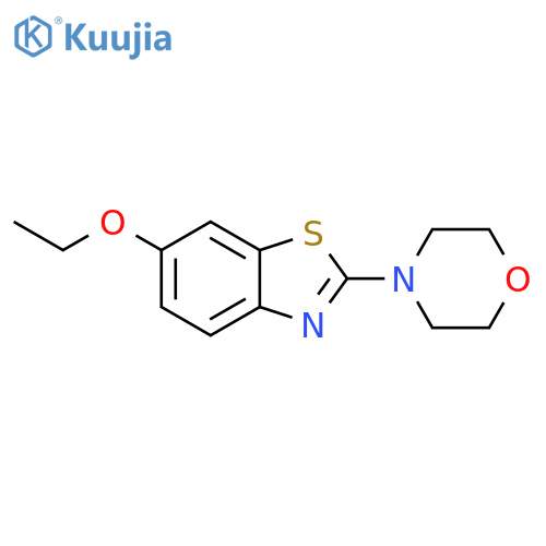6-ethoxy-2-(morpholin-4-yl)-1,3-benzothiazole structure
