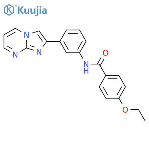 4-ethoxy-N-(3-{imidazo1,2-apyrimidin-2-yl}phenyl)benzamide structure