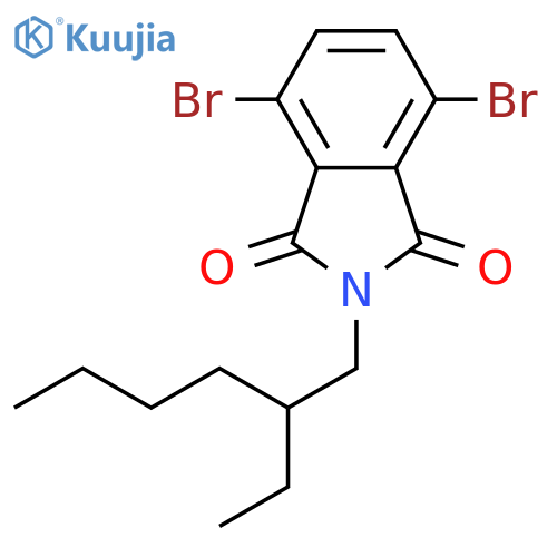 3,6-Dibromo-N-(2-ethylhexyl)phthalimide structure