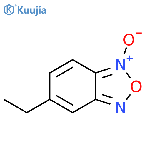 2,1,3-Benzoxadiazole,5-ethyl-, 1-oxide structure