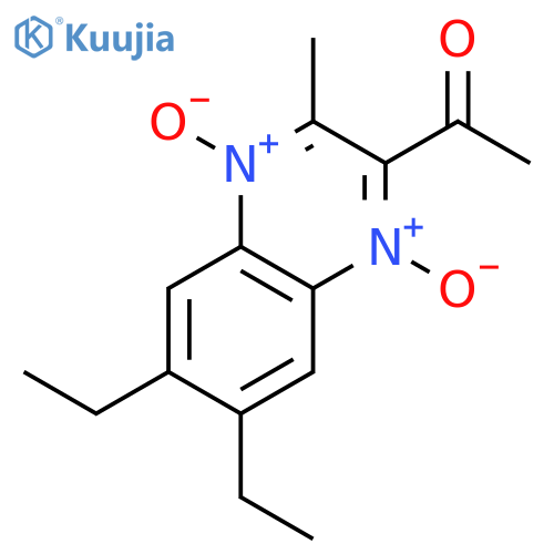 ETHANONE, 1-(6,7-DIETHYL-3-METHYL-1,4-DIOXIDO-2-QUINOXALINYL)- structure