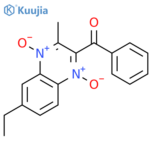 METHANONE, (6-ETHYL-3-METHYL-1,4-DIOXIDO-2-QUINOXALINYL)PHENYL- structure