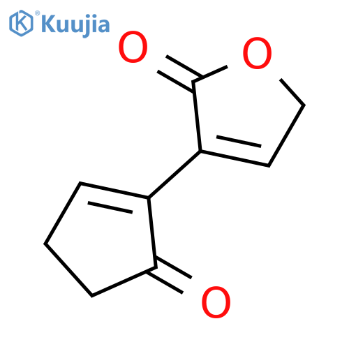 2(5H)-FURANONE, 3-(5-OXO-1-CYCLOPENTEN-1-YL)- structure