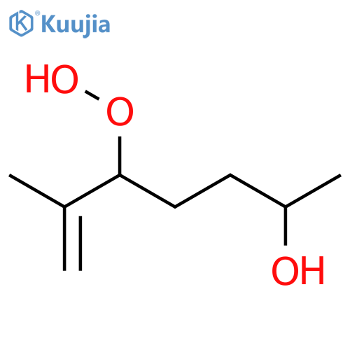 6-Hepten-2-ol, 5-hydroperoxy-6-methyl- structure