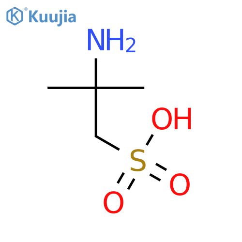 2-Amino-2-methylpropane-1-sulfonic acid structure