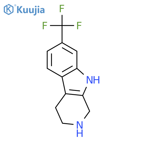 7-(trifluoromethyl)-1H,2H,3H,4H,9H-pyrido3,4-bindole structure