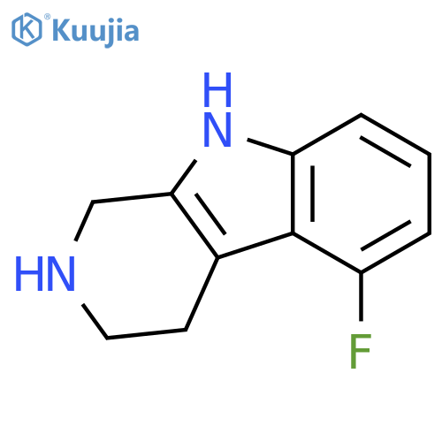 5-fluoro-2,3,4,9-tetrahydro-1H-pyrido3,4-bindole structure
