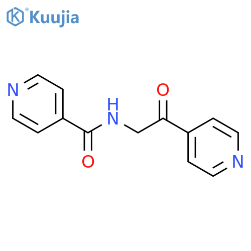 4-Pyridinecarboxamide, N-[2-oxo-2-(4-pyridinyl)ethyl]- structure