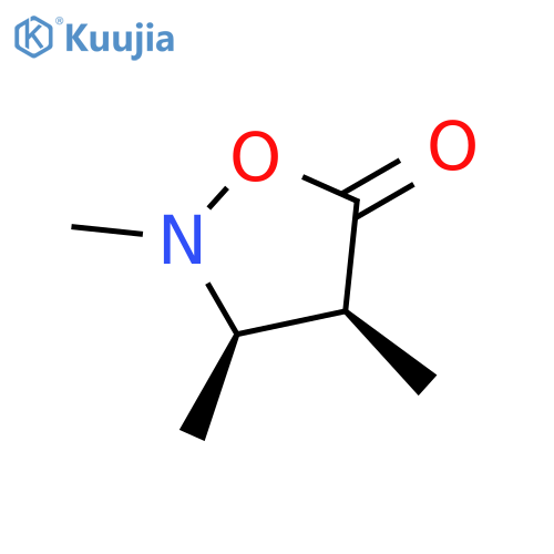5-Isoxazolidinone, 2,3,4-trimethyl-, (3R,4S)- structure