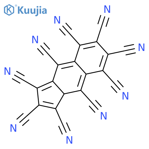 3aH-Benz[f]indene-1,2,3,4,5,6,7,8,9-nonacarbonitrile structure