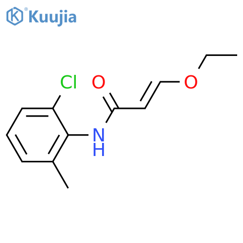 (2E)-N-(2-Chloro-6-methylphenyl)-3-ethoxy-2-propenamide structure