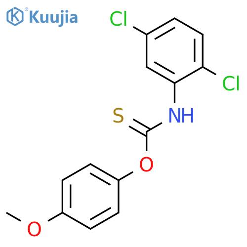 CARBAMOTHIOIC ACID, (2,5-DICHLOROPHENYL)-, O-(4-METHOXYPHENYL) ESTER structure