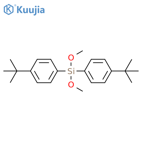 SILANE, BIS[4-(1,1-DIMETHYLETHYL)PHENYL]DIMETHOXY- structure