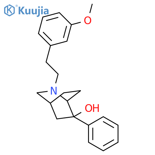 2-Azabicyclo[2.2.2]octan-6-ol, 2-[2-(3-methoxyphenyl)ethyl]-6-phenyl- structure