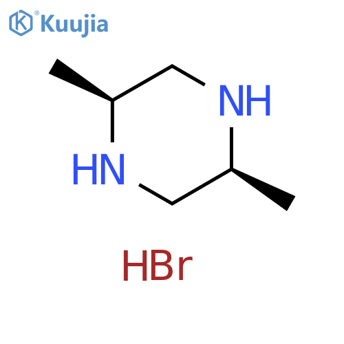 (2S,5S)-2,5-dimethyl-piperazine dihydrobromide structure
