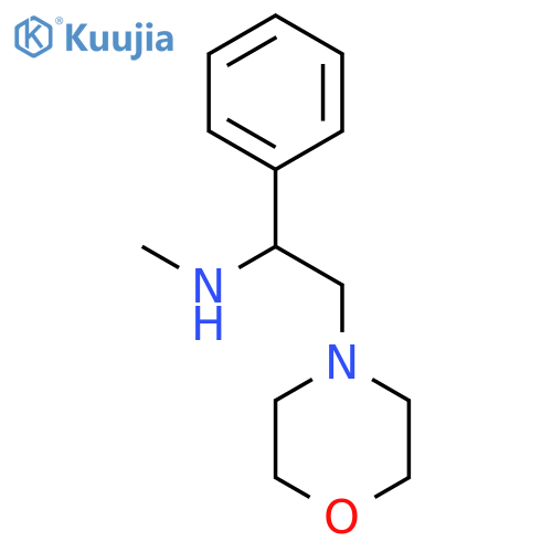(2-MORPHOLIN-4-YL-1-PHENYLETHYL)METHYLAMINE structure