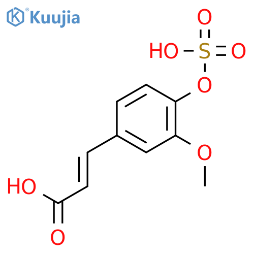Ferulic Acid 4-Sulfate structure