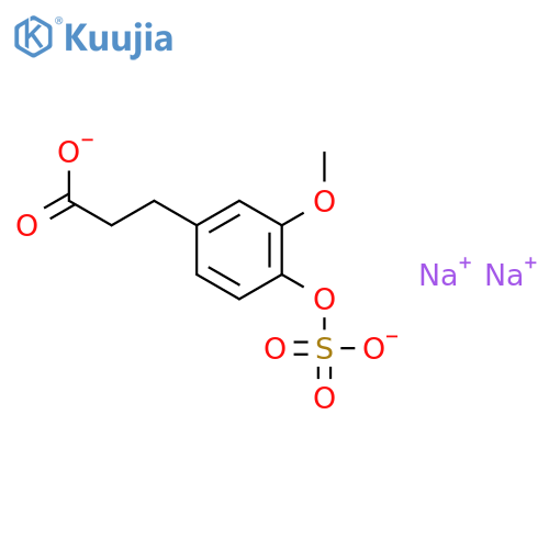 Dihydro Ferulic Acid 4-O-Sulfate Sodium Salt structure
