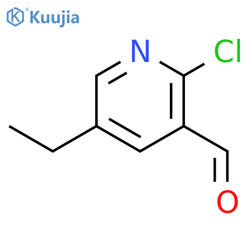 2-Chloro-5-ethylnicotinaldehyde structure