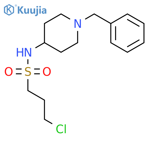 N-(1-Benzyl-4-piperidinyl)-3-chloro-1-propanesulfonamide structure
