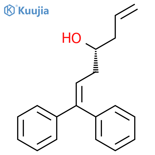 1,6-HEPTADIEN-4-OL, 1,1-DIPHENYL-, (4R)- structure