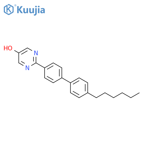 5-PYRIMIDINOL, 2-(4'-HEXYL[1,1'-BIPHENYL]-4-YL)- structure