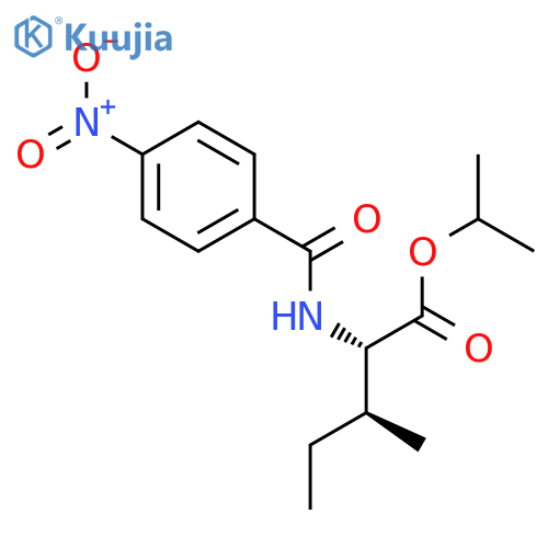 L-ISOLEUCINE, N-(4-NITROBENZOYL)-, 1-METHYLETHYL ESTER structure