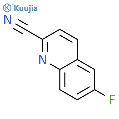 6-Fluoroquinoline-2-carbonitrile structure