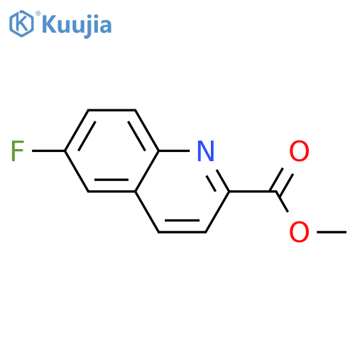 Methyl 6-fluoroquinoline-2-carboxylate structure