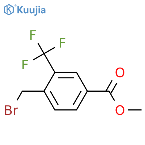 Methyl 4-(Bromomethyl)-3-(trifluoromethyl)benzoate structure