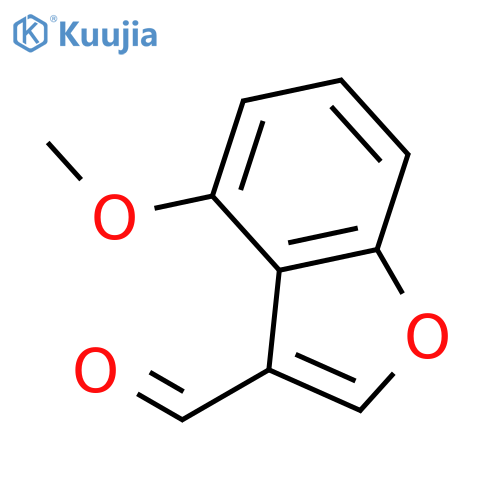 4-methoxy-3-Benzofurancarboxaldehyde structure