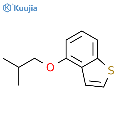 BENZO[B]THIOPHENE, 4-(2-METHYLPROPOXY)- structure