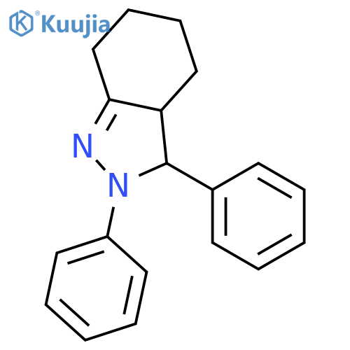 2H-Indazole, 3,3a,4,5,6,7-hexahydro-2,3-diphenyl- structure