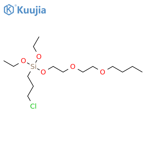 3,5,8,11-TETRAOXA-4-SILAPENTADECANE, 4-(3-CHLOROPROPYL)-4-ETHOXY- structure