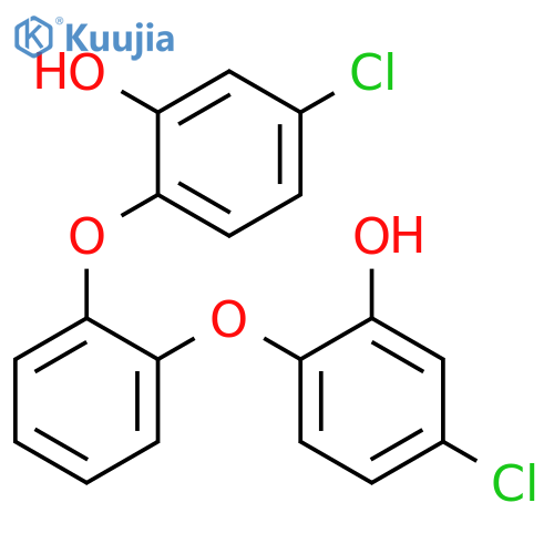 PHENOL, 2,2'-[1,2-PHENYLENEBIS(OXY)]BIS[5-CHLORO- structure