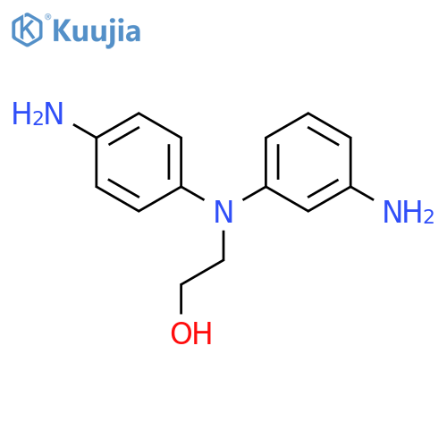 Ethanol, 2-[(3-aminophenyl)(4-aminophenyl)amino]- structure