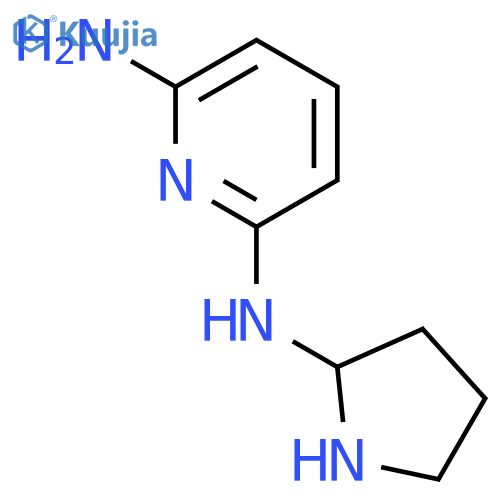 2,6-Pyridinediamine, N-2-pyrrolidinyl- structure