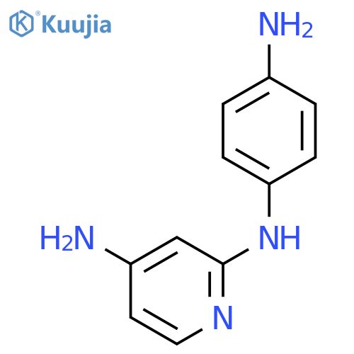 2,4-Pyridinediamine, N2-(4-aminophenyl)- structure