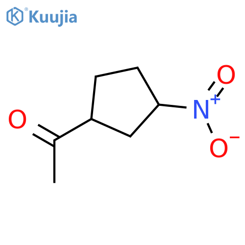 ETHANONE, 1-(3-NITROCYCLOPENTYL)- structure