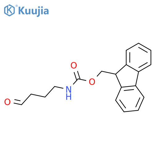 Carbamic acid, (4-oxobutyl)-, 9H-fluoren-9-ylmethyl ester structure