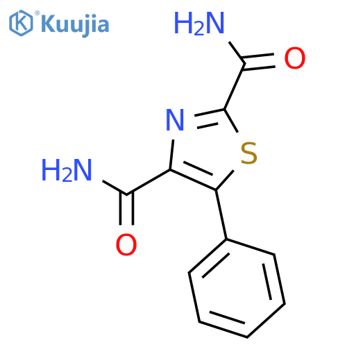2,4-THIAZOLEDICARBOXAMIDE, 5-PHENYL- structure