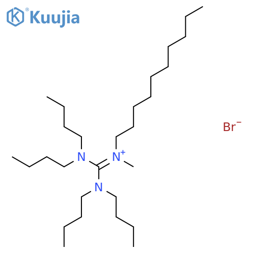1-DECANAMINIUM, N-[BIS(DIBUTYLAMINO)METHYLENE]-N-METHYL-, BROMIDE structure