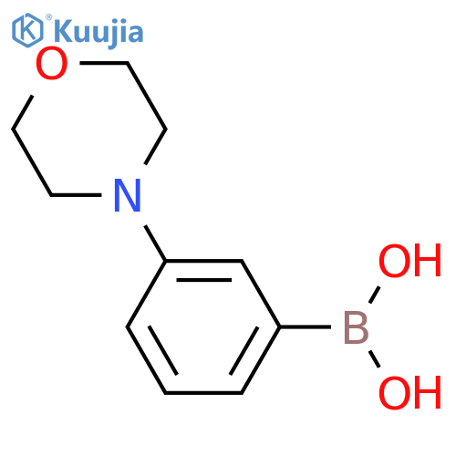 (3-morpholinophenyl)boronic acid structure